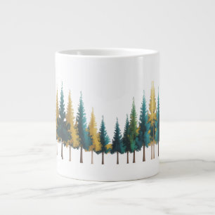 Grande Tasse Boug surdimensionné avec des vibrations de forêt s