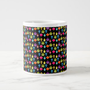 Grande Tasse Boule décorative de Noël rétro