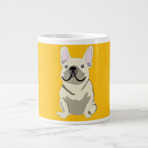 Grande Tasse Bouledogue Français Crème