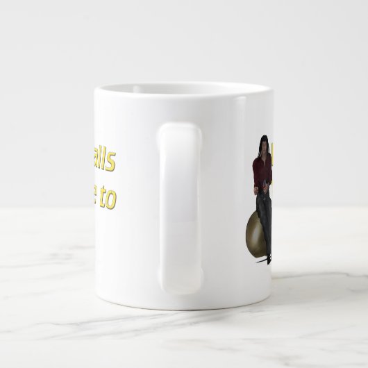 Grande Tasse Boules en laiton (Dos)