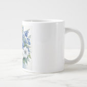 Grande Tasse Bouquet de fleurs Elégante aquarelle (Droite)