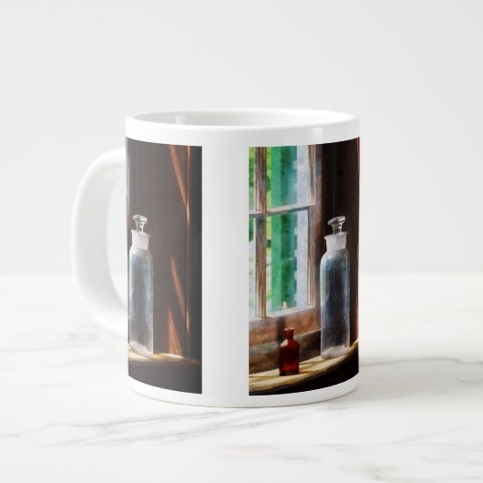 Grande Tasse Bouteille de réactif et petite bouteille Brown (Devant gauche)