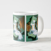 Grande Tasse Bouteille et Compotier par Juan Gris, Cubisme Vint (Devant droit)