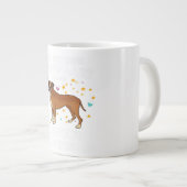 Grande Tasse Boxer Glitter Dog Pet Lover Gift Ideas (Devant droit)