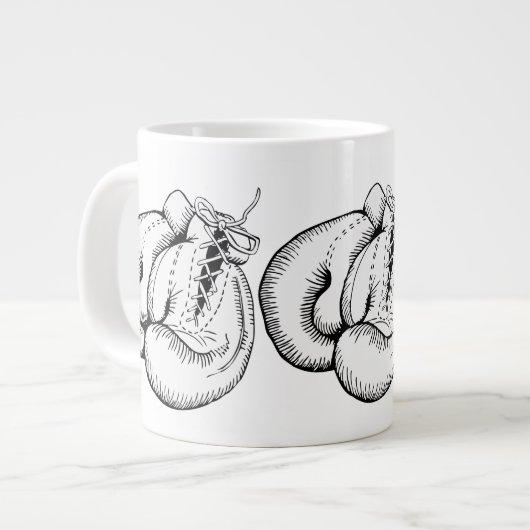 GRANDE TASSE BOXING DÉVELOPPE LE DESIGN SPORTIF (Devant gauche)