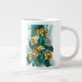Grande Tasse Branche avec Feuilles d'or Ginko Biloba (Droite)