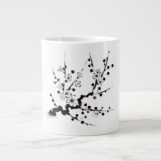 Grande Tasse Branche de fleurs de cerisier (Devant)