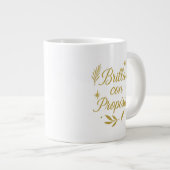 Grande Tasse Brilla con Propósito ✨ | Luxury Gold Design (Devant droit)