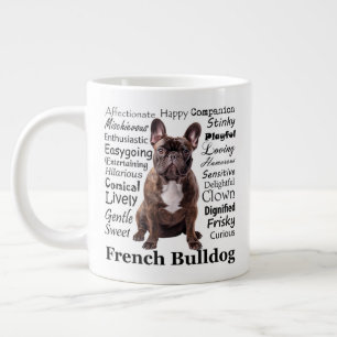 Grande Tasse Brindle Français Bulldog