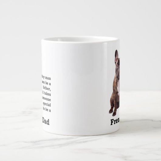 Grande Tasse Brindle French Bulldog Papa (Devant)