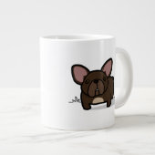 Grande Tasse Brindle Frenchie (Devant droit)