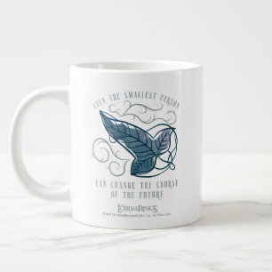 Grande Tasse Broche elfique de la Communauté Citation Graphique