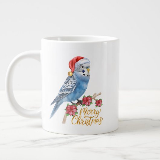 Grande Tasse Budgie Christmas (Gauche)