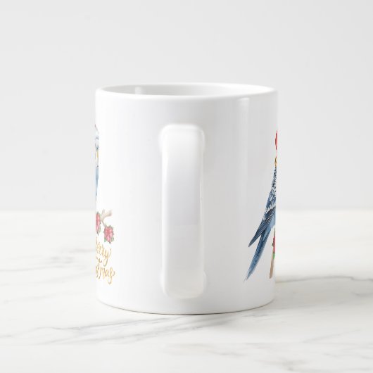 Grande Tasse Budgie Christmas (Dos)