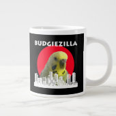 Grande Tasse Budgiezilla Budgie Bird Budgerigar Parakeet Parrot (Droite)