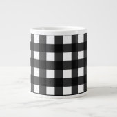 Grande Tasse Buffalo blanc grand plaid (Devant)