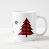 Grande Tasse Buffalo Plaid Trees (Droite)