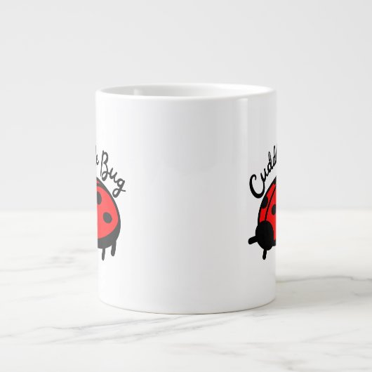 Grande Tasse Bug de câlin Ladybug | Design agréable et conforta (Devant)