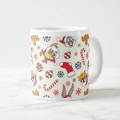 Grande Tasse BUGS BUNNY™, DAFFY DUCK™ & Lola Christmas Pattern (Devant droit)