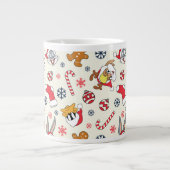 Grande Tasse BUGS BUNNY™, DAFFY DUCK™ & Lola Christmas Pattern (Devant)