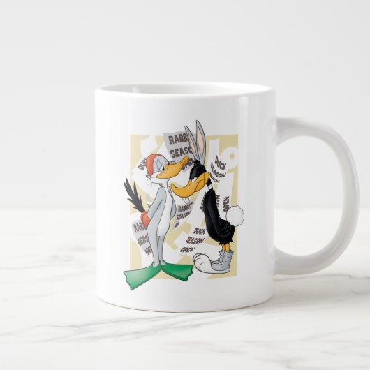 Grande Tasse BUGS BUNNY™ & DAFFY DUCK™ Prêt Pour La Saison De C (Droite)