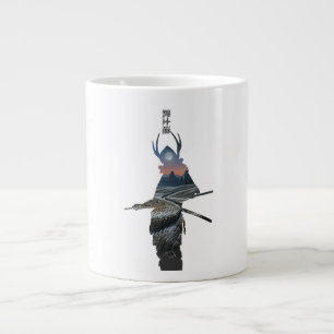 Grande Tasse Bushido Guerrier Japonais Double Exposition Art