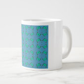 GRANDE TASSE BUTTERFLY BLEU (Devant droit)