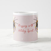 Grande Tasse Buzzing With Holiday Spirit Bees Tangled In Lights (Devant)