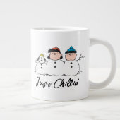 Grande Tasse cacahuètes | 3 Personne Snowman (Droite)
