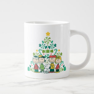 Grande Tasse cacahuètes Arbre de Noël de menthe poivrée