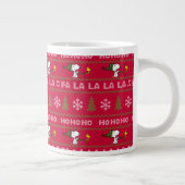 Grande Tasse cacahuètes | Chandail de Noël Snoopy & Woodstock (Droite)