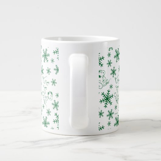 Grande Tasse cacahuètes | Christmas Snoopy Let It Snow Motif (Dos)