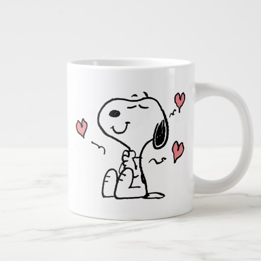Grande Tasse cacahuètes | Coeurs de snoopy (Droite)