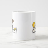 Grande Tasse cacahuètes | Football Snoopy & Woodstock (Devant)