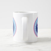 Grande Tasse cacahuètes | Insigne de confort et de sécurité ble (Dos)