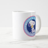 Grande Tasse cacahuètes | Insigne de confort et de sécurité ble (Devant droit)