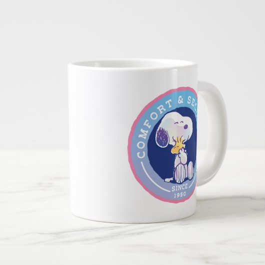 Grande Tasse cacahuètes | Insigne de confort et de sécurité ble (Devant droit)
