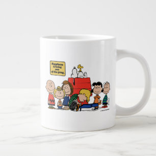 Grande Tasse cacahuètes Le bonheur est d'être l'un des gangs