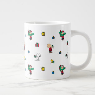 Grande Tasse cacahuètes   Motif cadeau de Noël