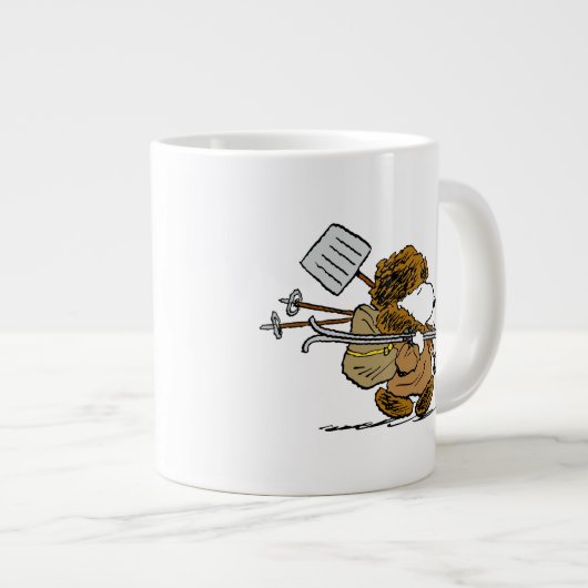 Grande Tasse cacahuètes | Snoopy Snow Warrior (Devant droit)