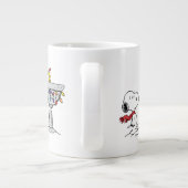Grande Tasse cacahuètes | Snoopy & Woodstock Froid Birdbath (Dos)