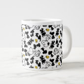Grande Tasse cacahuètes | Snoopy & Woodstock Shadow Motif (Devant droit)