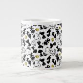 Grande Tasse cacahuètes | Snoopy & Woodstock Shadow Motif (Devant)