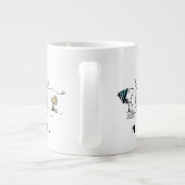 Grande Tasse cacahuètes | Snoopy & Woodstock Snowman | Ajouter (Dos)