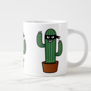 Grande Tasse Cactus bandido ninja masqué