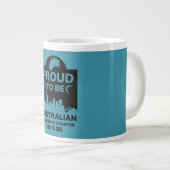 Grande Tasse Cadeau de citoyenneté australienne (Devant droit)