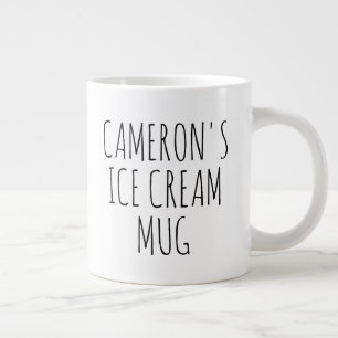 Grande Tasse Cadeau de glace personnalisé drôle et original