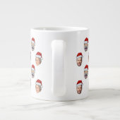 Grande Tasse Cadeau de Noël Chapeau de Père Noël Personnalisé V (Dos)