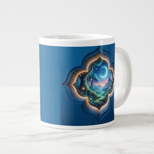 Grande Tasse Cadeau de Portail de la Forêt de Clair de Lune Enc