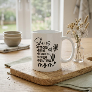 Grande Tasse Cadeau Inspirant pour Maman